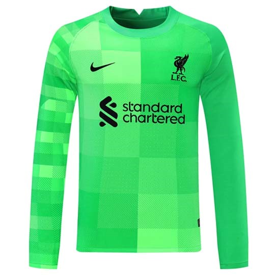Tailandia Camiseta Liverpool Portero ML 2021 2022 Verde